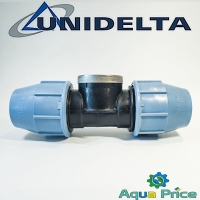 Тройник ПЭ 50-2"-50 ВР Unidelta
