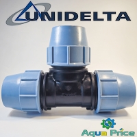 Тройник ПЭ 90 Unidelta