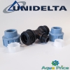 Тройник 25-3/4"-25 НР Unidelta для ПНД труб Тройник 25-3/4"-25 НР Unidelta для ПНД труб