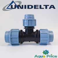 Тройник ПЭ редукционный 32-25-32 Unidelta