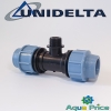 Тройник 32-3/4"-32 НР Unidelta для ПНД труб Тройник 32-3/4"-32 НР Unidelta для ПНД труб
