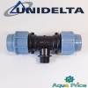 Тройник 32-3/4"-32 НР Unidelta для ПНД труб Тройник 32-3/4"-32 НР Unidelta для ПНД труб