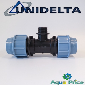 Тройник ПЭ 32-3/4"-32 НР Unidelta
