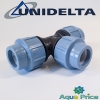 Тройник 32-32-32 Unidelta для ПНД труб