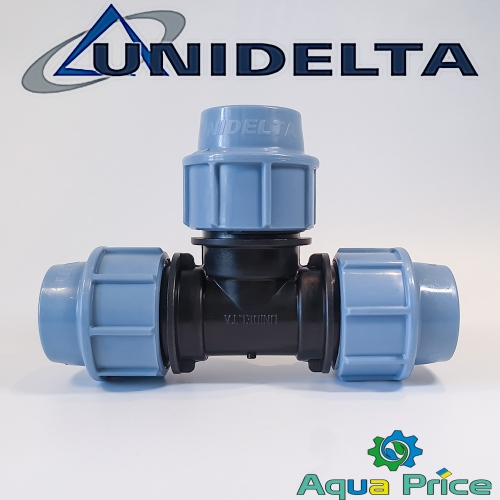 Тройник 32-32-32 Unidelta для ПНД труб