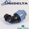Угол 40-3/4" ВР Unidelta для ПНД труб