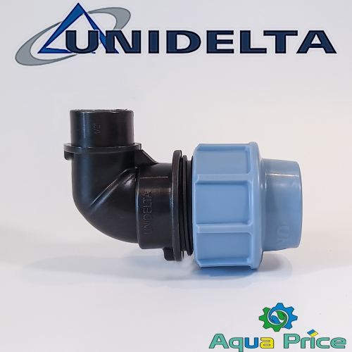 Угол 40-3/4" ВР Unidelta для ПНД труб