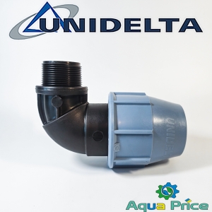 Угол 50-1 1/2" НР Unidelta ПЭ Угол 50-1 1/2" НР Unidelta ПЭ