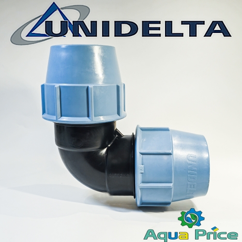 Угол 63 мм Unidelta для ПНД труб