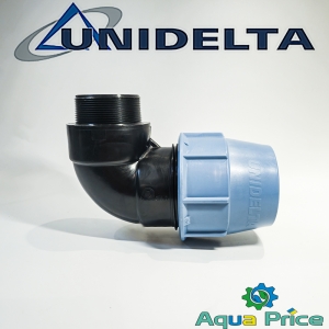 Угол 63-1 1/2" НР Unidelta ПЭ Угол 63-1 1/2" НР Unidelta ПЭ