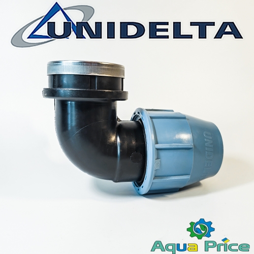 Угол 63-2 1/2" (2,5") ВР Unidelta для ПНД труб Угол 63-2 1/2" (2,5") ВР Unidelta для ПНД труб