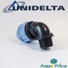 Угол 20-3/4" НР Unidelta для ПНД труб
