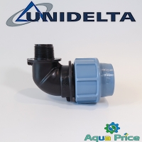 Угол 32-3/4" НР Unidelta ПЭ