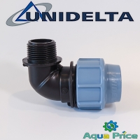 Угол 40-1 1/4" НР Unidelta ПЭ