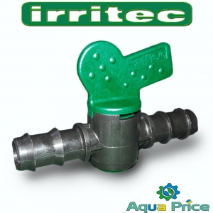 Кран Irritec 16 мм проходной