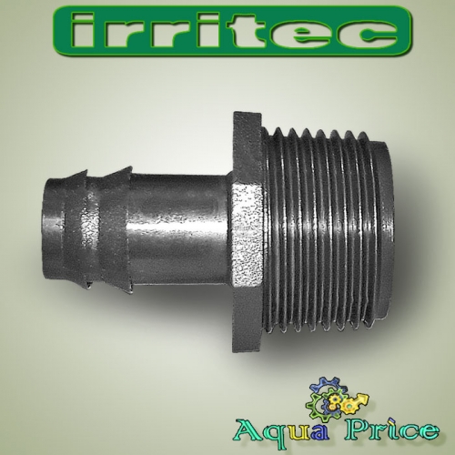 Переходник-штуцер 3/4"НР-16мм ёрш Irritec (Италия)