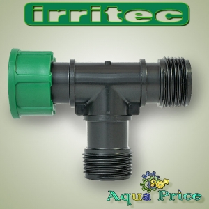 Тройник с накидной гайкой 1" В-Н-Н Irritec (Италия)