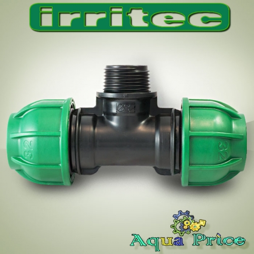 Тройник фитинг 32-1"-32 НР Irritec