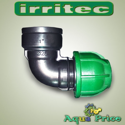 Угол фитинг 25мм-1" ВР Irritec
