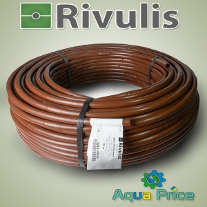 Капельная трубка Rivulis с компенсацией Hydrobloom brown PC (2.2l/100м)