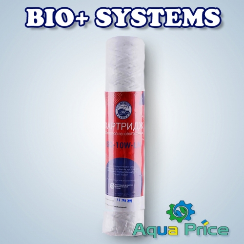 Картридж шнурковыйBio+ Systems SC-10W, Ду 55мм Картридж шнурковыйBio+ Systems SC-10W, Ду 55мм