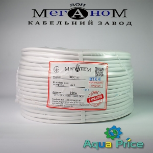 Кабель Меганом ПВС 4-1 ГОСТ белый Кабель Меганом ПВС 4-1 ГОСТ белый