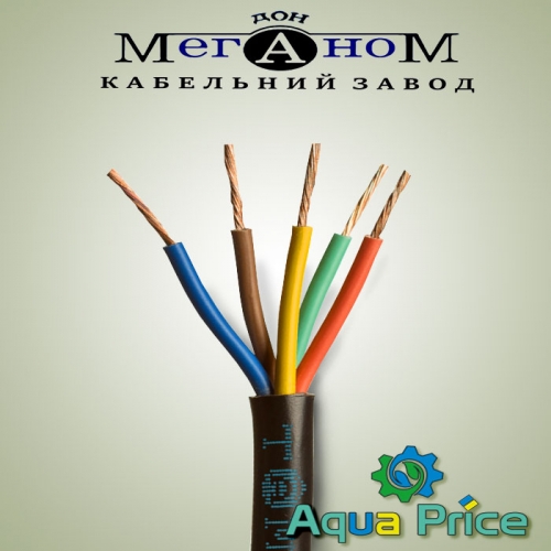 Кабель електричний Меганом ПВС 5-0.75 чорний Кабель електричний Меганом ПВС 5-0.75 чорний