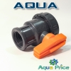 Кран Aqua 1 1/4" ВВ пластиковый Кран Aqua 1 1/4" ВВ пластиковый