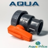 Кран Aqua 1" ВВ пластиковый Кран Aqua 1" ВВ пластиковый