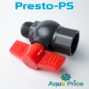 Кран шаровый Presto-PS 19 мм с наружной и внутренней резьбой 3/4" (PFV-0125)