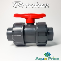 Шаровой кран пластиковый 1" DSRA16V2SF1F1 Bradas