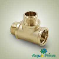 Тройник 1/2" ННВ Латунь