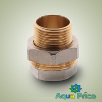 Сгон американка прямая 1" Латунь