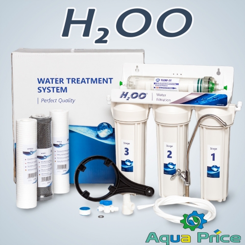 4-х ступенчатая система с ультрафильтрацией под мойку H2OO WFP3UF 4-х ступенчатая система с ультрафильтрацией под мойку H2OO WFP3UF