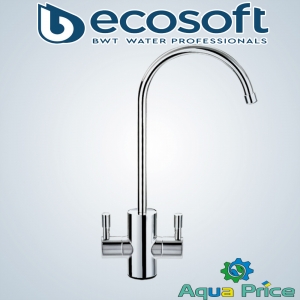 Двойной шаровой кран Ecosoft Модерн для системы фильтрации Двойной шаровой кран Ecosoft Модерн для системы фильтрации