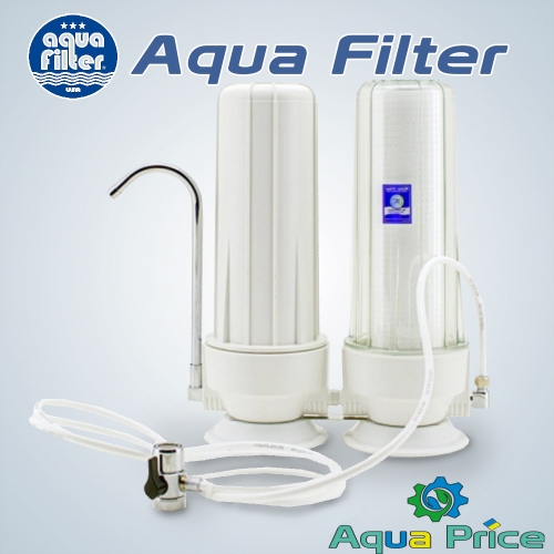 Двухступенчатый настольный фильтр для воды Aquafilter FHCTF2