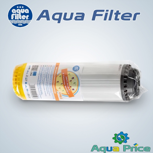 Комбинированный угольный картридж Aquafilter FCPRA-C для смягчения воды с полифосфатом Комбинированный угольный картридж Aquafilter FCPRA-C для смягчения воды с полифосфатом