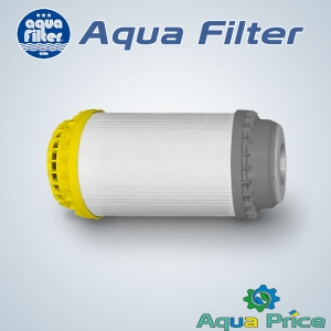 Комбинированный угольный картридж Aquafilter FCPRA5-C 5"-2,5"для смягчения воды с полифосфатом