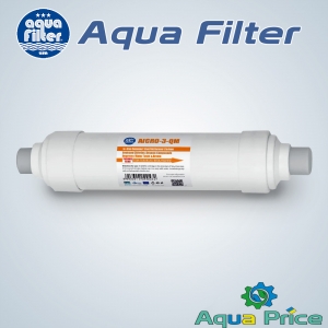 Линейный картридж Aquafilter AICRO-3-QM с активированным углем
