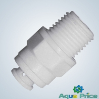 Муфта соединительная Quick fitting 3/8"(наружная резьба)x3/8" ST021B