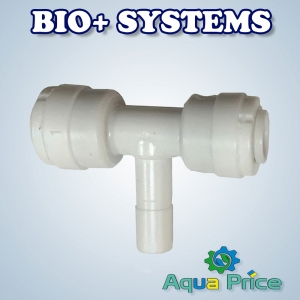 Трійник quick fitting 1/4"х1/4" (quick) х1/4" ST005A 18148 Bio+ Systems Трійник quick fitting 1/4"х1/4" (quick) х1/4" ST005A 18148 Bio+ Systems