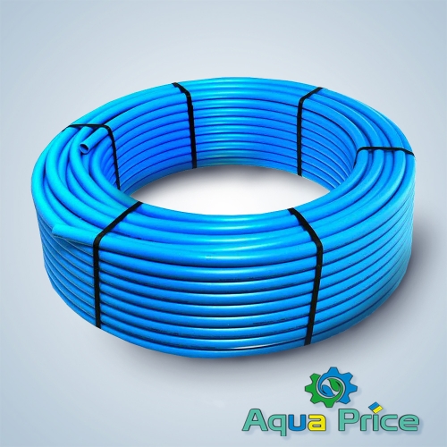 Труба ПНД ПЭ 100 Aquamarine (синяя) Ø 25x2.0 мм PN 10