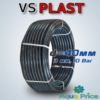 Труба ПНД 40x3,0мм ПЭ VS-Plast питьевая PN 10