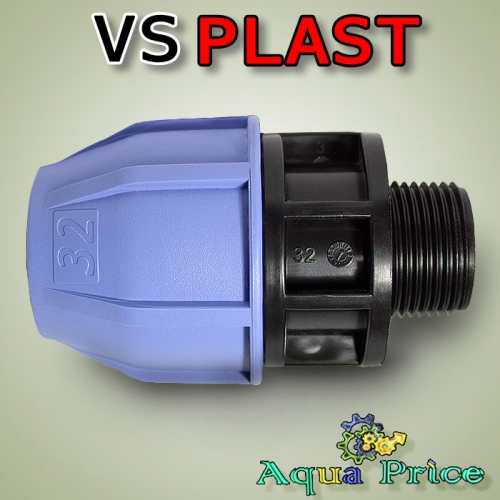 Муфта фітинг 32-1" ЗР VS-plast (Україна)