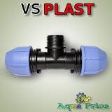Тройник VS-plast 25-1"-25 НР