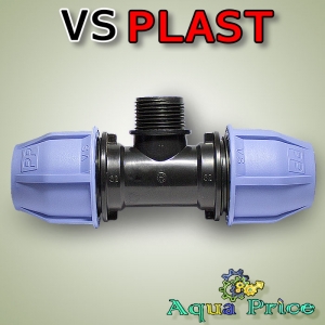 Тройник VS-plast 32-1"-32 НР Тройник VS-plast 32-1"-32 НР