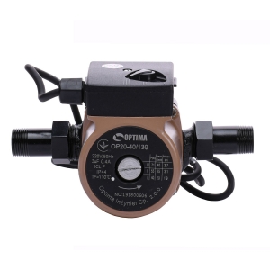 Насос циркуляционный Optima OP20-40 130мм + гайки. + кабель с вилкой!