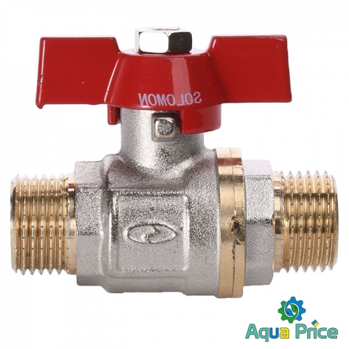 Кран шаровый прямой 1/2" НН КБ PN40 B1420 10740 от Solomon Кран шаровый прямой 1/2" НН КБ PN40 B1420 10740 от Solomon