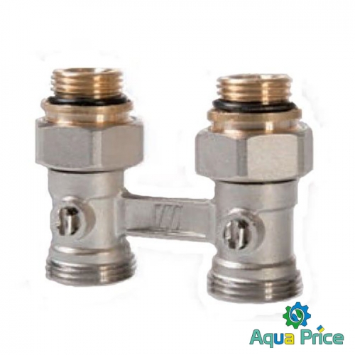 Узел нижнего подключения панельного радиатора SOLOMON NV 5103 прямой шаровый 3/4"