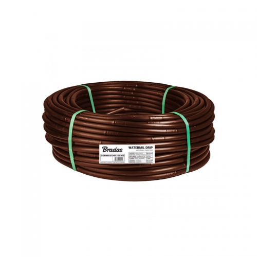 Трубка капельная 16 / 1,0мм / 50см / 1,6 л/ч WATERMIL DRIP BROWN, DSWWMB161050-160-100 Трубка капельная 16 / 1,0мм / 50см / 1,6 л/ч WATERMIL DRIP BROWN, DSWWMB161050-160-100